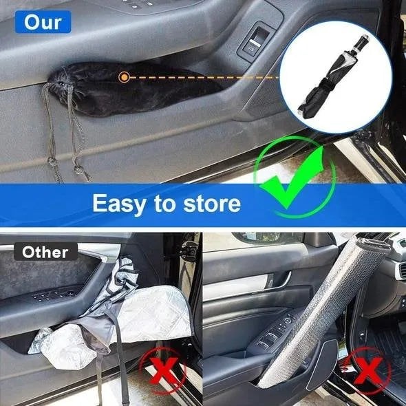 Foldable Car Sun Shade Umbrella - Block Heat UV (Heat Insulation Protection)