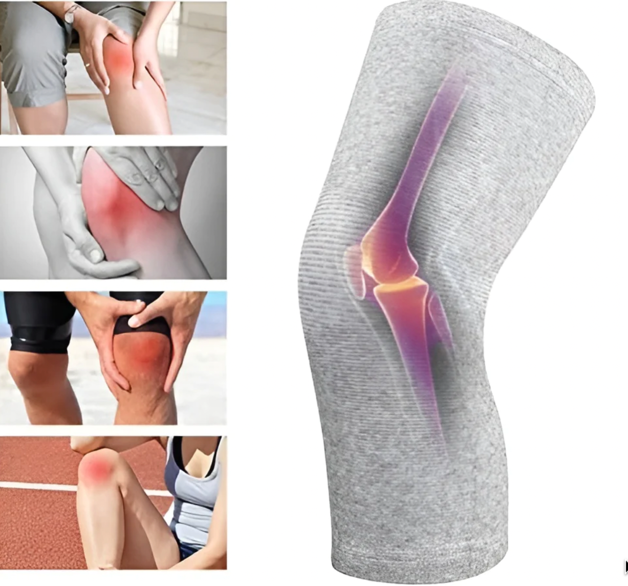 Instant Pain Relief Bamboo Compression Knee Sleeves ( Buy 1, Get 1 FREE. Sell Ends Today! )