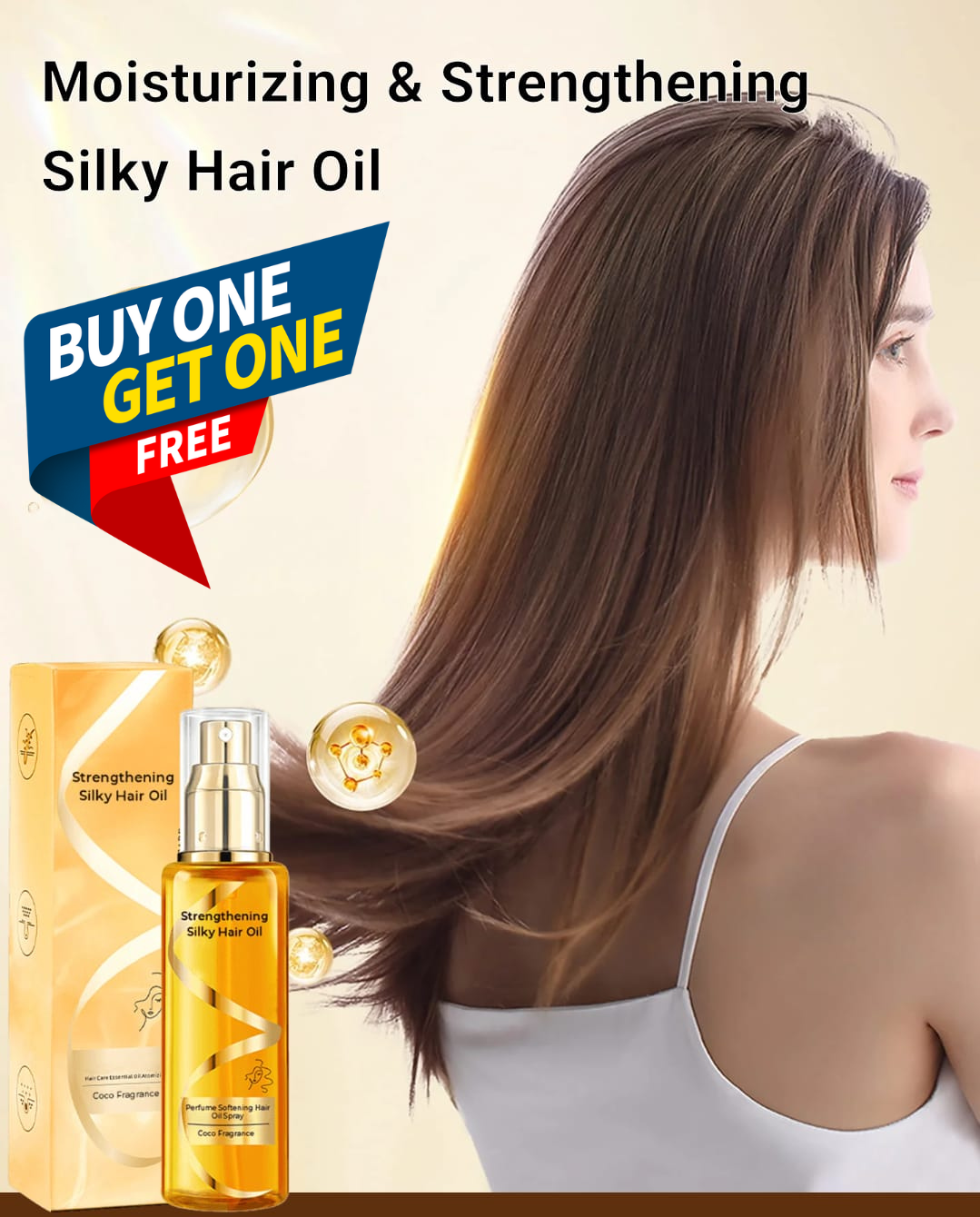 Perfumed Hair Care Essential Oil Spray [ BUY 1 GET 1 FREE ]