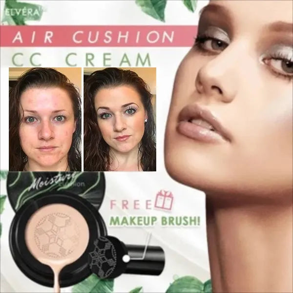 Mushroom Head Air Cushion CC Cream + Free Makeup Brush