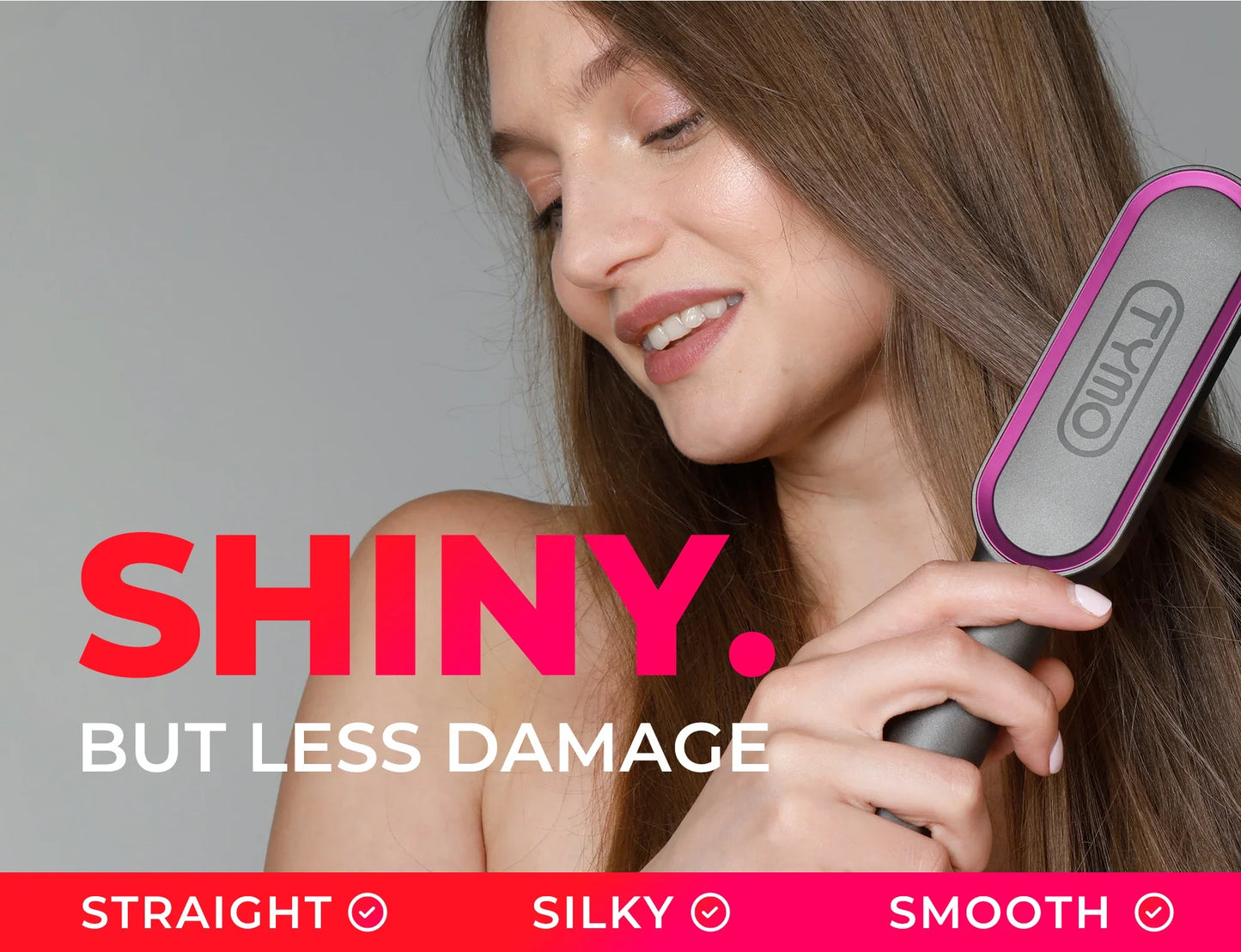 HAIR STRAIGHTENER - The Ultimate 2-in-1 Styling Tool